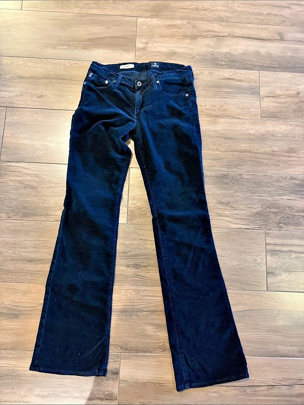 AG Adriano Goldschmied Boot Cut Corduroy Jeans Waist 29R Blue